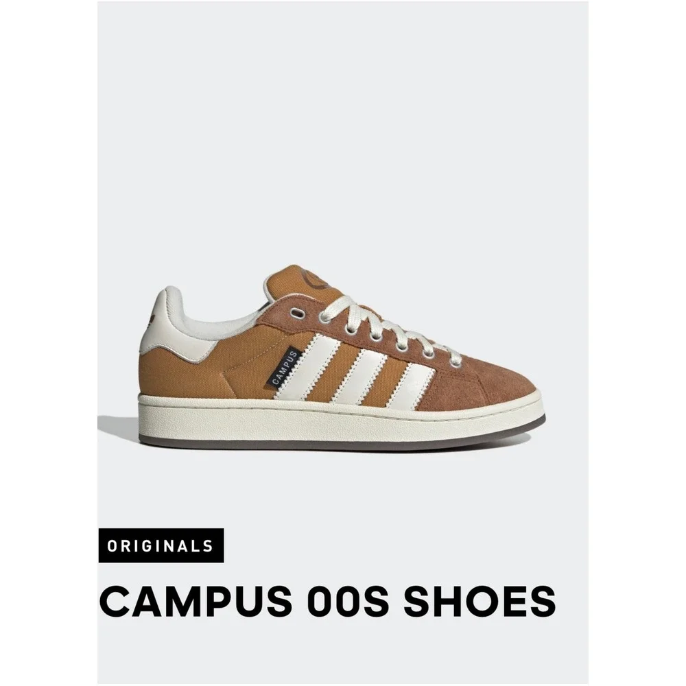 Adidas Campus 00s Low Mesa Core Tan Brown‎ Sneakers Shoes Suede Canvas Mens 8.5